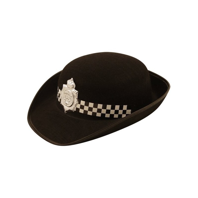Henbrandt Adult Policewoman Hat - Felt Black