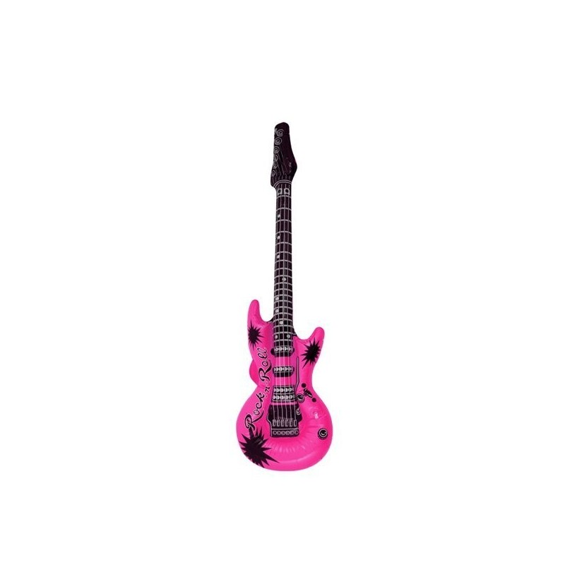 Henbrandt Inflatable Guitar - Pink