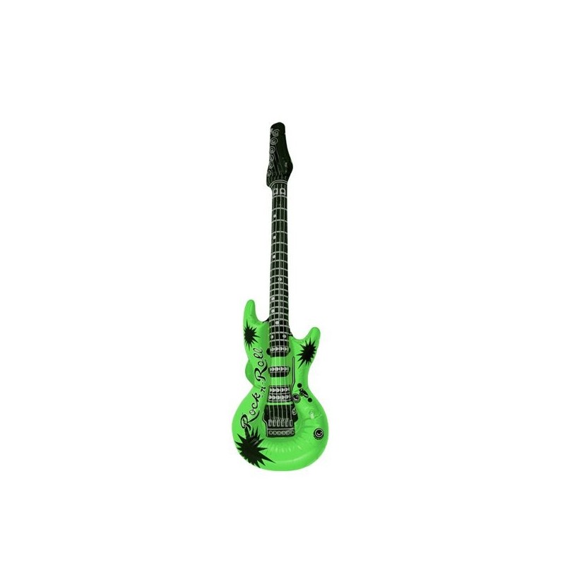Henbrandt Inflatable Guitar - Green