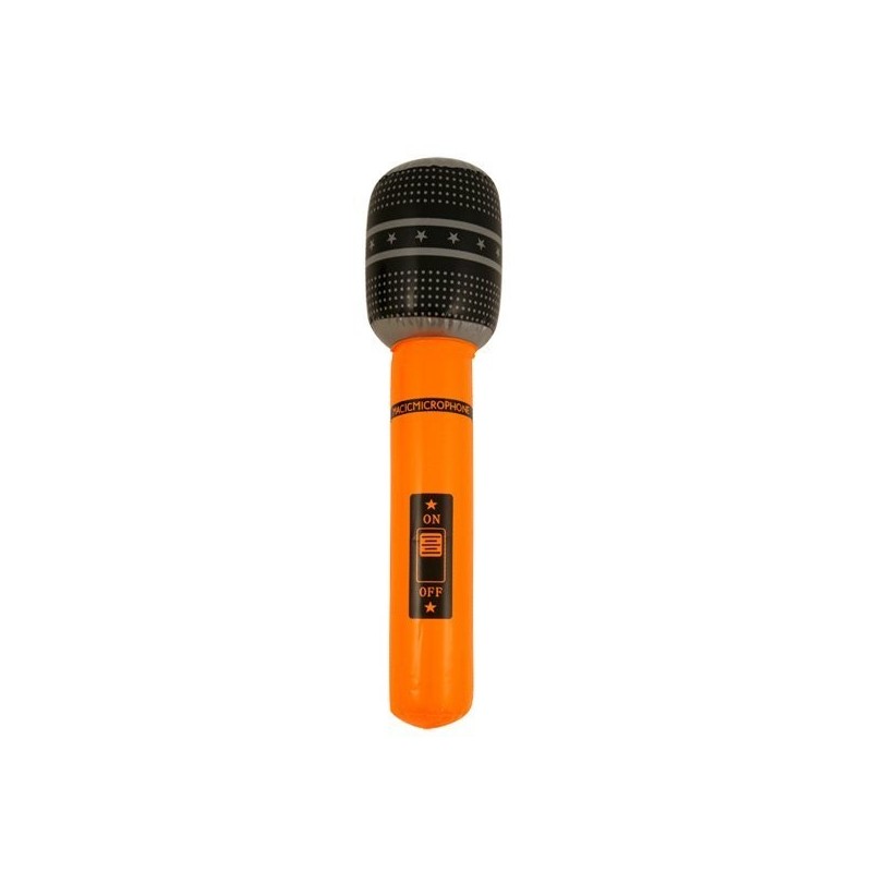 Henbrandt Inflatable Microphone - Orange