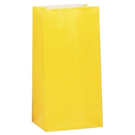 Unique Party Paper Party Bags - Yellow