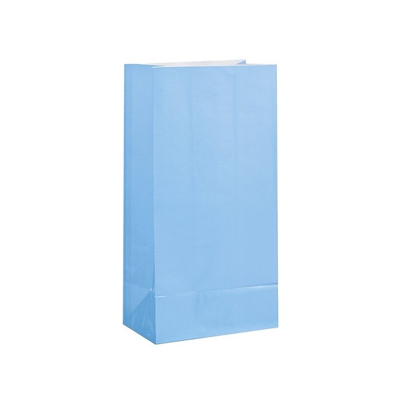 Unique Party Paper Party Bags - Baby Blue