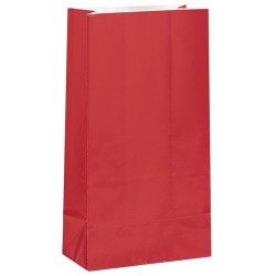 Unique Party Paper Party Bags - Ruby Red