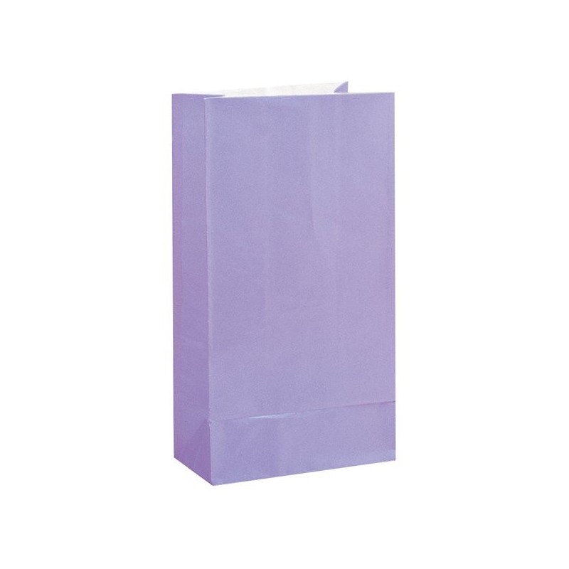 Unique Party Paper Party Bags - Lavender