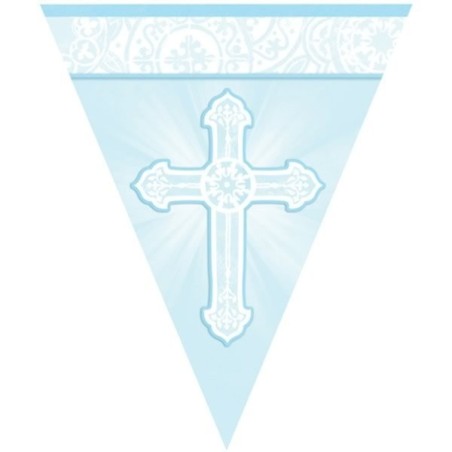 Amscan Communion Pennant Banner - Blue