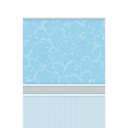 Amscan Tablecover - Communion Blessing Blue