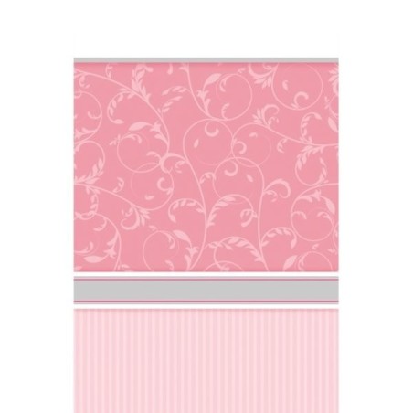 Amscan Tablecover - Communion Blessing Pink