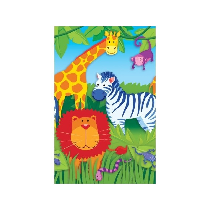 Amscan Paper Tablecover - Jungle Animals