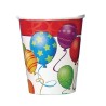 Unique Party 9oz Cups - Birthday Balloons