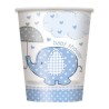 Unique Party Blue 9oz Cups - Umbrellaphants