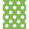 Unique Party Loot Bags - Lime Green Dots