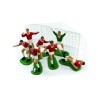Creative Party Cake Topper - Red Footballer Set