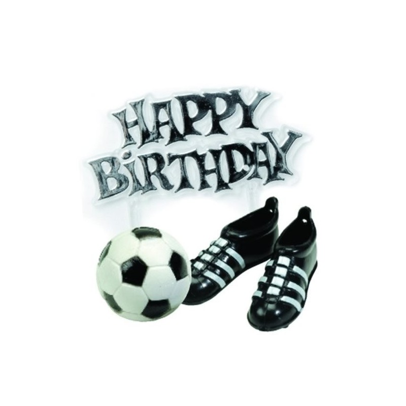 Creative Party Cake Topper Kit - Football Boots & Motto