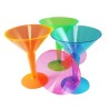 Creative Party Assorted Plastic Martini Glasses