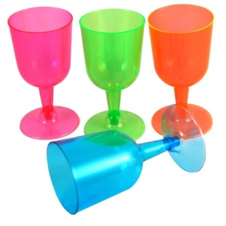 Creative Party Assorted Plastic Wine Glasses