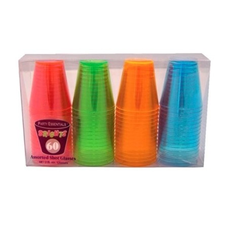 Creative Party Assorted Plastic Shot Glasses