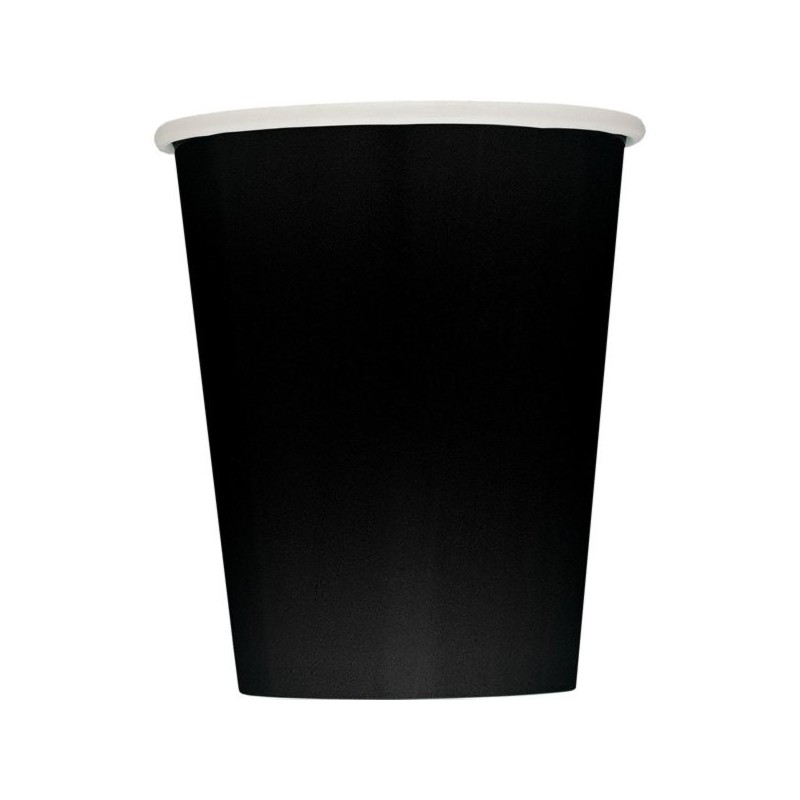 Unique Party 9oz Cups - Midnight Black