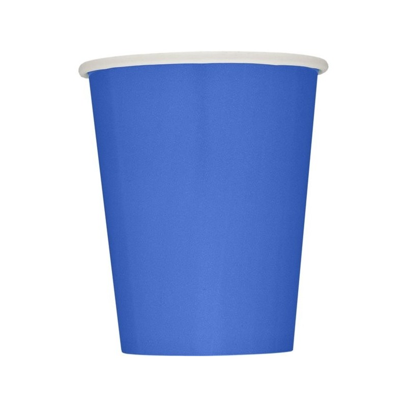 Unique Party 9oz Cups - Royal Blue
