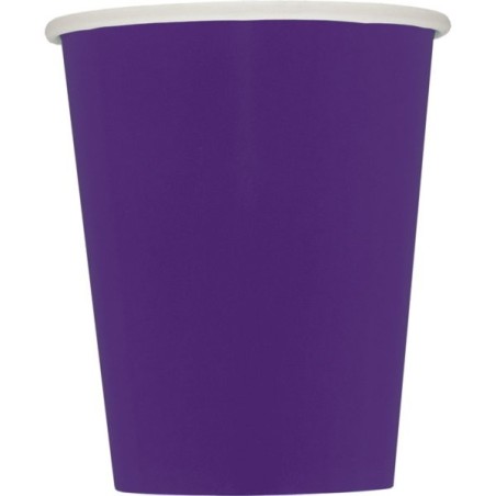 Unique Party 9oz Cups - Deep Purple