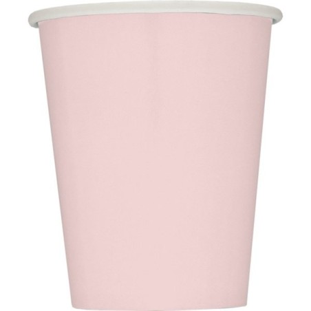 Unique Party 9oz Cups - Pastel Pink