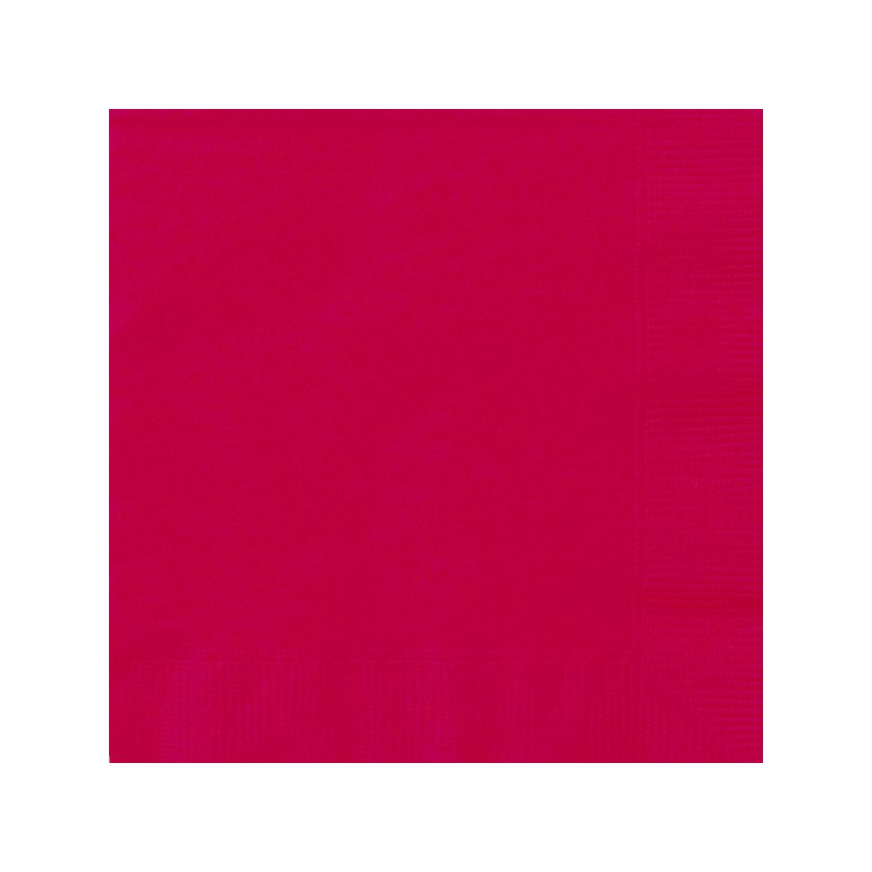Unique Party Napkins - Ruby Red