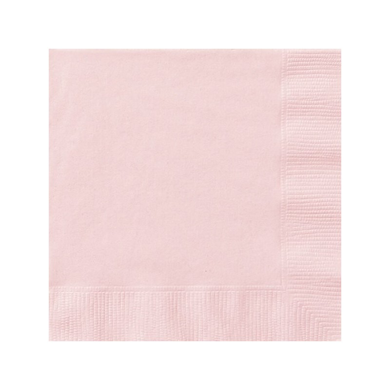 Unique Party Napkins - Pastel Pink