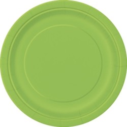 Unique Party 9 Inch Plates - Lime Green