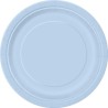 Unique Party 9 Inch Plates - Baby Blue