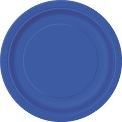 Unique Party 9 Inch Plates - Royal Blue