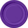 Unique Party 9 Inch Plates - Deep Purple