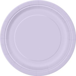 Unique Party 9 Inch Plates - Lavender