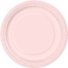 Unique Party 9 Inch Plates - Pastel Pink