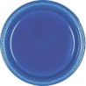 Amscan 17.7cm Plastic Plates - Navy Flag Blue