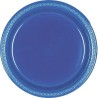 Amscan 22.8cm Plastic Plates - Navy Flag Blue