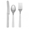 Amscan Cutlery Assortment - Silver