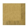Amscan 2 Ply Lunch Napkins - Gold