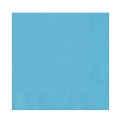 Amscan 2 Ply Lunch Napkins - Carribean Blue