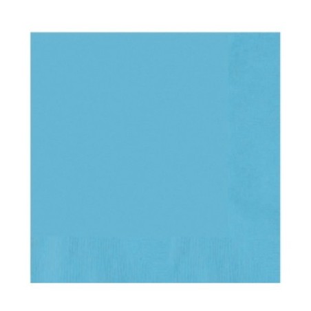Amscan 2 Ply Lunch Napkins - Carribean Blue
