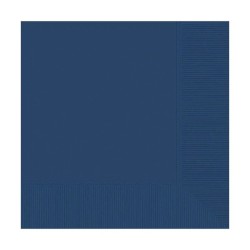 Amscan 2 Ply Lunch Napkins - Navy Flag Blue