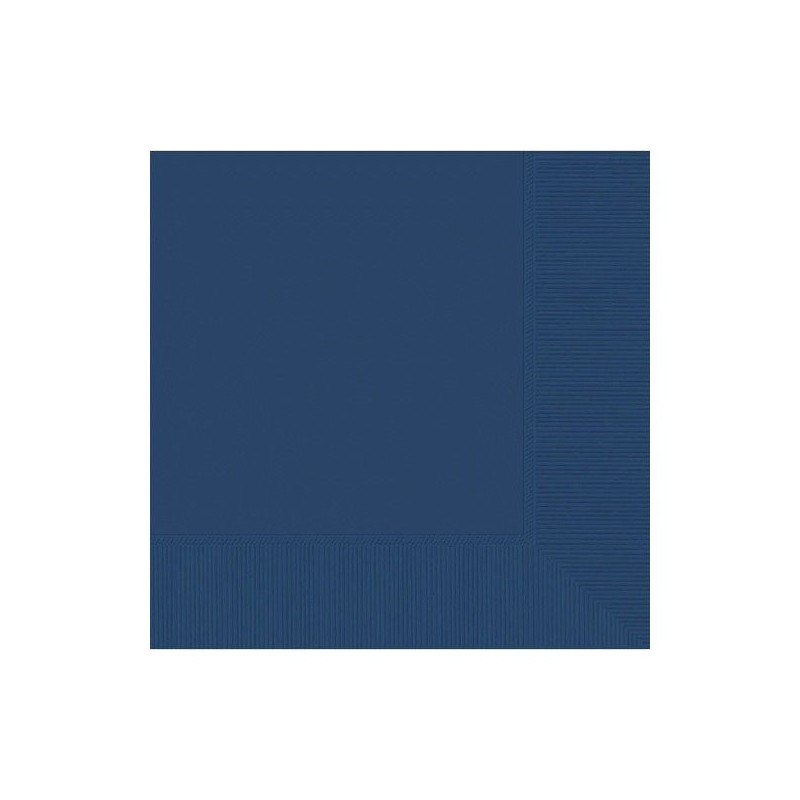 Amscan 2 Ply Lunch Napkins - Navy Flag Blue