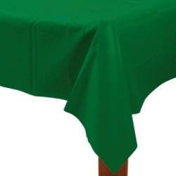 Amscan Rectangular Plastic Tablecover - Festive Green