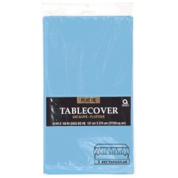 Amscan Rectangular Plastic Tablecover - Powder Blue