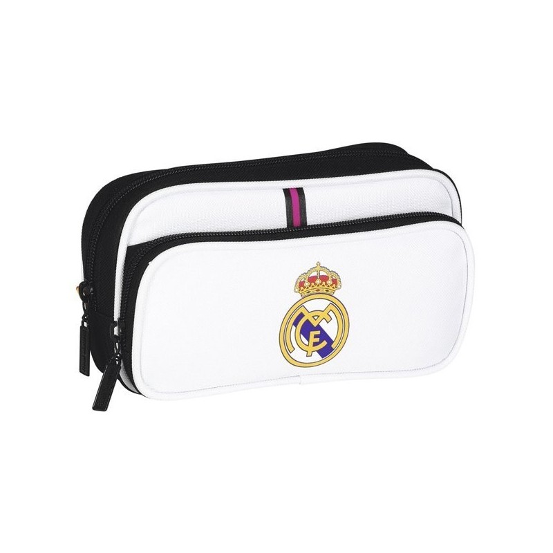 Real Madrid Twin Pocket Pencil Case with Pocket