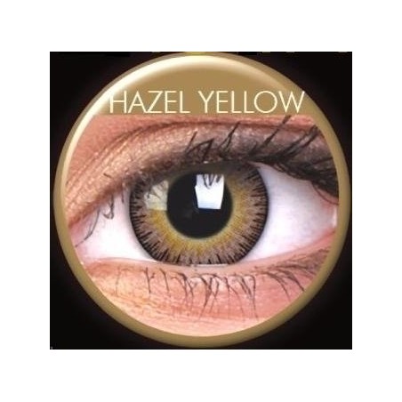 Fusion Hazel Yellow Coloured Contact Lenses (30 Day)
