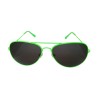 Neon Green Aviator Sunglasses One Size Fits All UV400 Protection