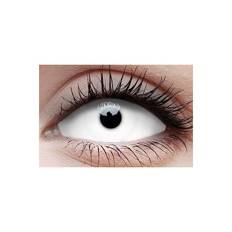 Snow Witch White Sclera Full Eye Contact Lenses 22mm (6 Month)