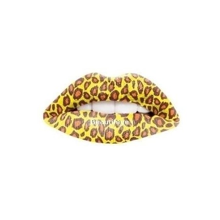Cheetah Print Temporary Lip Tattoo