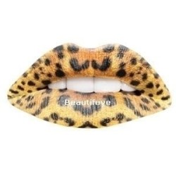 Leopard Print Temporary Lip...