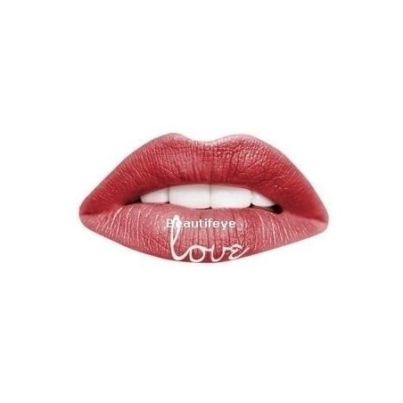 Red Love Print Temporary Lip Tattoo