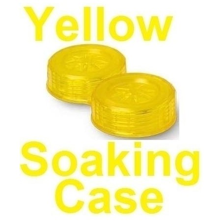 Neon Yellow Contact Lens Soaking/Storage case